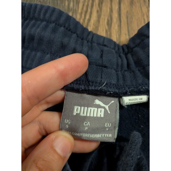 Puma blue sweatpants color block joggers size S - Picture 6 of 6